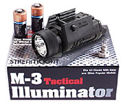 【超美品】実物 STREAMLIGHT M3タクティカルライト 電池付 ブラック 実物】STREAMLIGHT M3 タクティカルライト 電池付 本物 ブラック
